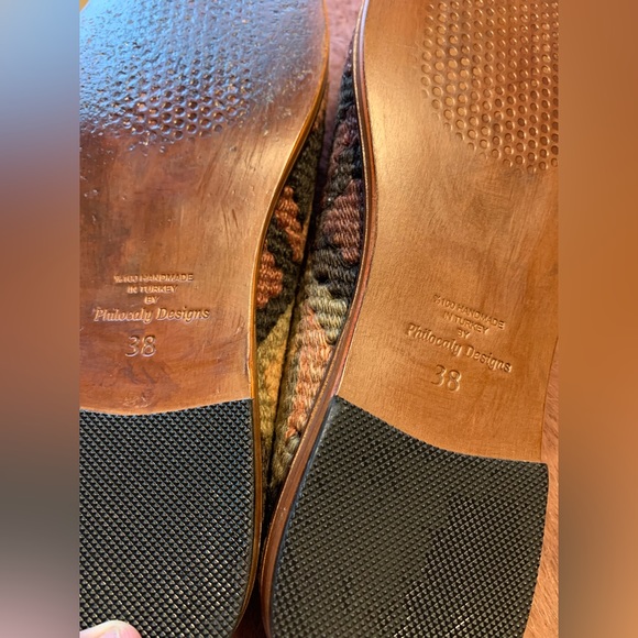 Anka Craft Kilim leather Loafers SZ 38 handmade in turkey - Picture 13 of 14